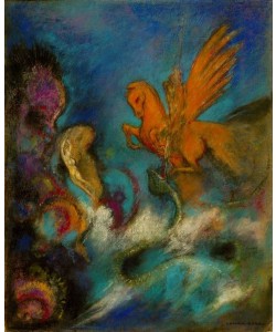 Odilon Redon, Roger et Angélique / Persée et Andromède