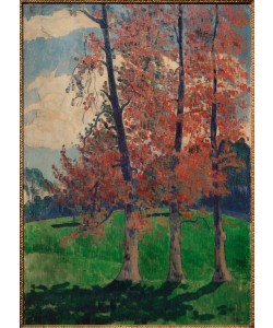 Emile Bernard, Die roten Pappeln