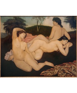 Emile Bernard, Nach dem Bad (Die Nymphen)