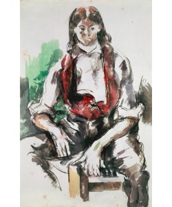 Paul Cézanne, Le garçon au gilet rouge