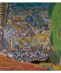 Pierre Bonnard, Landschaft mit roten Dächern