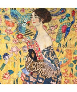 Gustav Klimt, Lady with fan 
