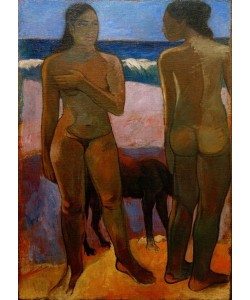 Paul Gauguin, Zwei Tahitianerinnen am Strand