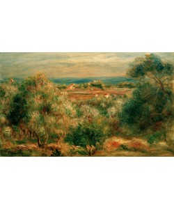 Pierre-Auguste Renoir, Blick von Haut-Cagnes aufs Meer