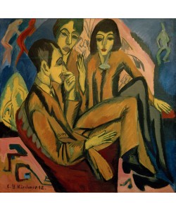 Ernst Ludwig Kirchner, Künstlergruppe (Unterhaltung der Künstler)
