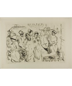 Max Beckmann, The Large Operation, plate eighteen from Gesichter