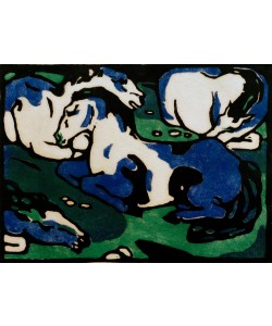 Franz Marc, Ruhende Pferde