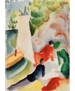 August Macke, Picknick am Strand