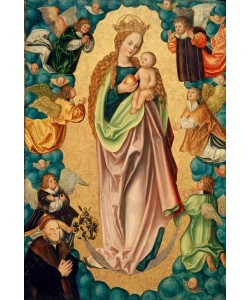 Lucas Cranach der Ältere, Madonna auf der Mondsichel mit dem Stifter Hieronymus Rudel