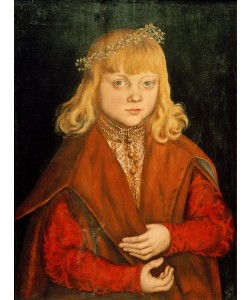 Lucas Cranach der Ältere, Bildnis eines sächsischen (?) Prinzen