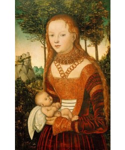 Lucas Cranach der Ältere, Die vom heiligen Chrysostomos vergewaltigte Prinzessin