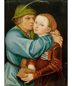 Lucas Cranach der Ältere, Bauer und Dirne