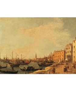 Giovanni Antonio Canaletto, Die Riva degli Schiavoni in Venedig