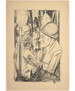 Max Beckmann, The Way Home, plate two from Die Hölle