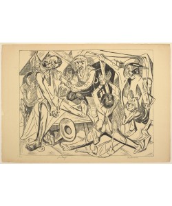Max Beckmann, The Night, plate seven from Die Hölle