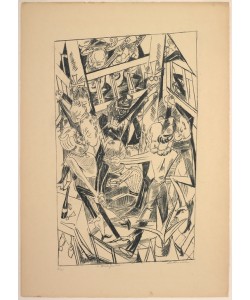 Max Beckmann, Malepartus, plate eight from Die Hölle