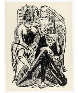 Max Beckmann, King and Demagogue, plate eight from Day and Dream