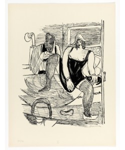 Max Beckmann, Morning, plate 11 from Day and Dream