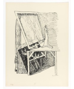 Max Beckmann, Magic Mirror, plate 13 from Day and Dream
