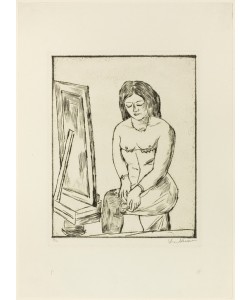 Max Beckmann, Toilette (Before the Mirror)