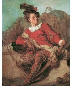 Jean-Honoré Fragonard, Der Abbé von Saint-Non in spanischer Kleidung