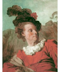 Jean-Honoré Fragonard, Der Abbé von Saint-Non in spanischer Kleidung