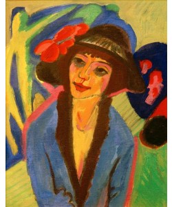 Ernst Ludwig Kirchner, Bildnis Gerda