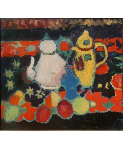 Alexej von Jawlensky, Stillleben mit gelber und weißer Kanne 