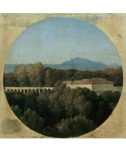 JEAN-AUGUSTE-DOMINIQUE INGRES, Römische Landschaft mit dem Aquädukt der Villa Borghese