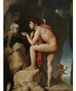 JEAN-AUGUSTE-DOMINIQUE INGRES, Oedipe explique l’énigme du sphinx