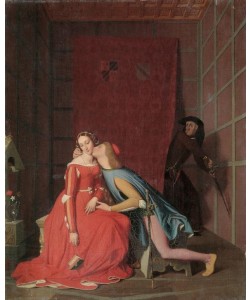 JEAN-AUGUSTE-DOMINIQUE INGRES, Paolo und Francesca, von Gianciotto überrascht