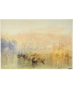 JOSEPH MALLORD WILLIAM TURNER, Venedig, Einfahrt in den Canal Grande