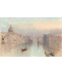JOSEPH MALLORD WILLIAM TURNER, Der Canal Grande und San Simeone Piccolo