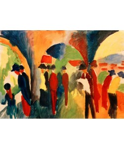 August Macke, Spaziergänger