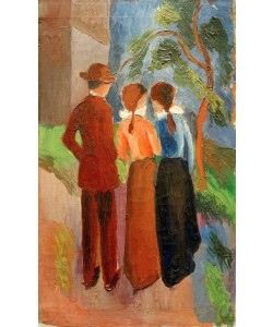 August Macke, Spaziergang zu dritt