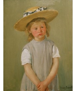 Mary Cassatt, Child in a Straw Hat