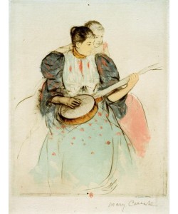 Mary Cassatt, The Banjo Lesson