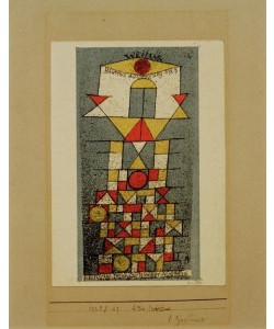 Paul Klee, Die erhabene Seite, Weimar Bauhaus-Ausstellung 1923, Bauhau