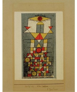 Paul Klee, Die erhabene Seite, Weimar Bauhaus-Ausstellung 1923, Bauhau