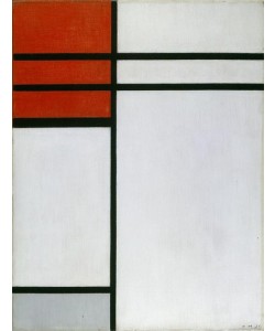 Piet Mondrian, Composition with Red