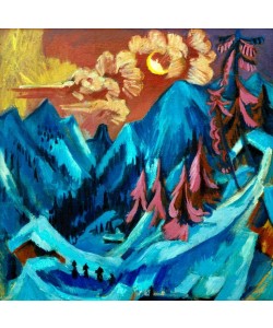 Ernst Ludwig Kirchner, Wintermondlandschaft
