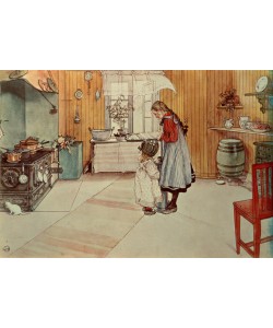 Carl Larsson, Die Küche