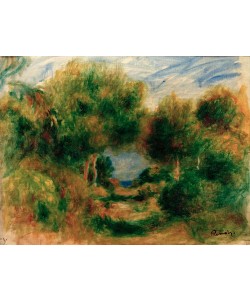 Pierre-Auguste Renoir, Sortie du bois, mer au fond