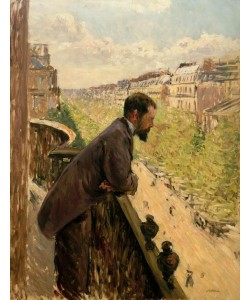 Gustave Caillebotte, Homme au balcon