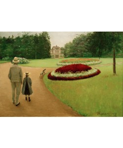 Gustave Caillebotte, Le parc de la propriété à Yerres
