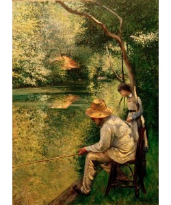 Gustave Caillebotte, Pêche à la ligne