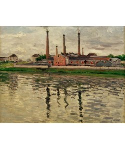 Gustave Caillebotte, Fabriques à Argenteuil