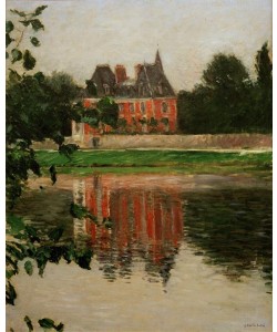 Gustave Caillebotte, Château au bord de la Seine, Argenteuil