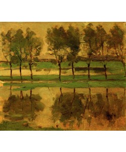 Piet Mondrian, Weidenbäume mit Sonne
