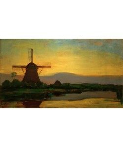 Piet Mondrian, Oostzijder Mühle am Abend